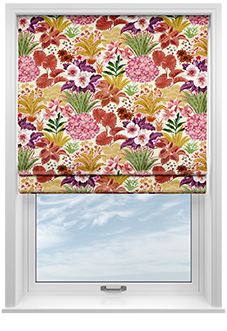 Kerala, Flamenco - Motorised Roman Blind